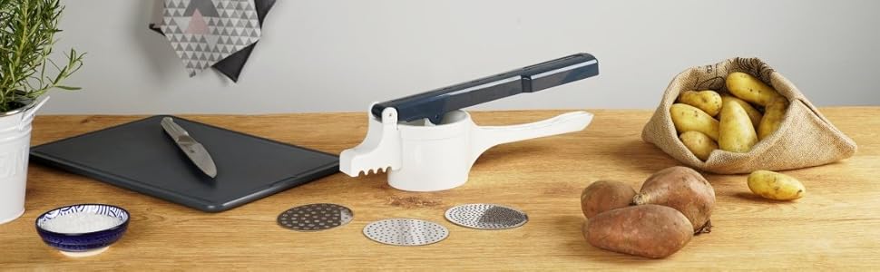 Сушарка для салату Fackelmann Easyprepare з ручним механізмом, знімним ситом та кнопкою зупинки — для миття, сушіння і сервірування салату, овочів, картоплі, Spätzle