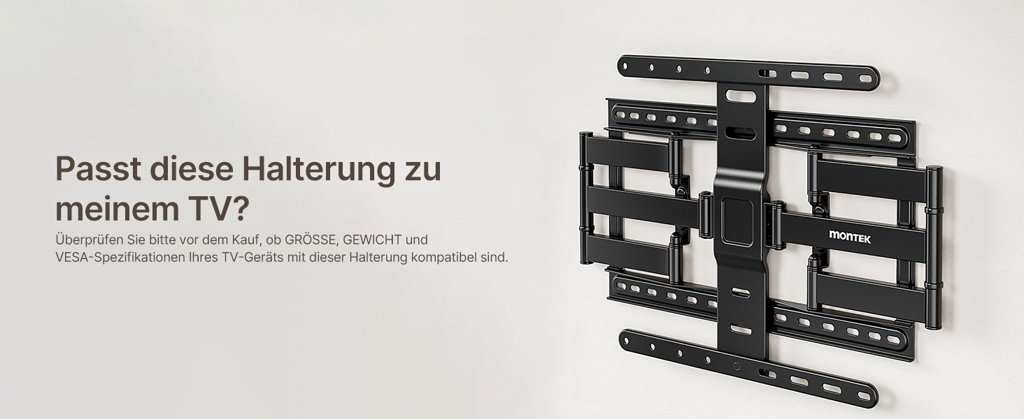 Кріплення для телевізора monTEK 1.1' Ultra Slim, 37-75 дюймів, до 60 кг, VESA 400x400 мм
