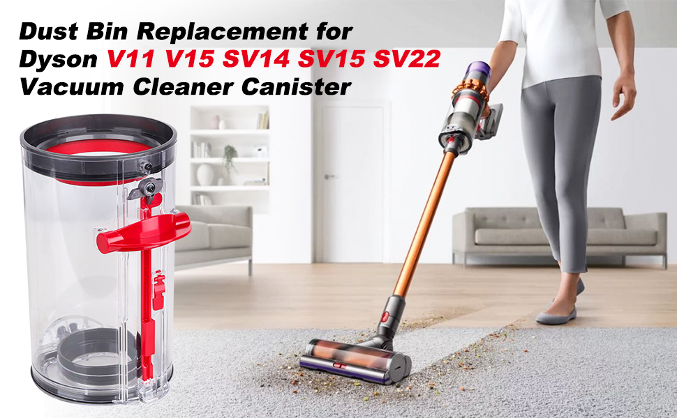 Контейнер для пилу Sgizoku для пилососів Dyson Animal/Absolute (V11-v15), замінна частина, аксесуар, 969509-01