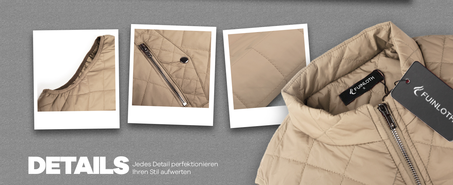 Жіноча жилетка Fuinloth, осіння, легка, стеганий жилет, без рукавів, куртка, короткий жилет, гільє, XXL, шоколадного кольору