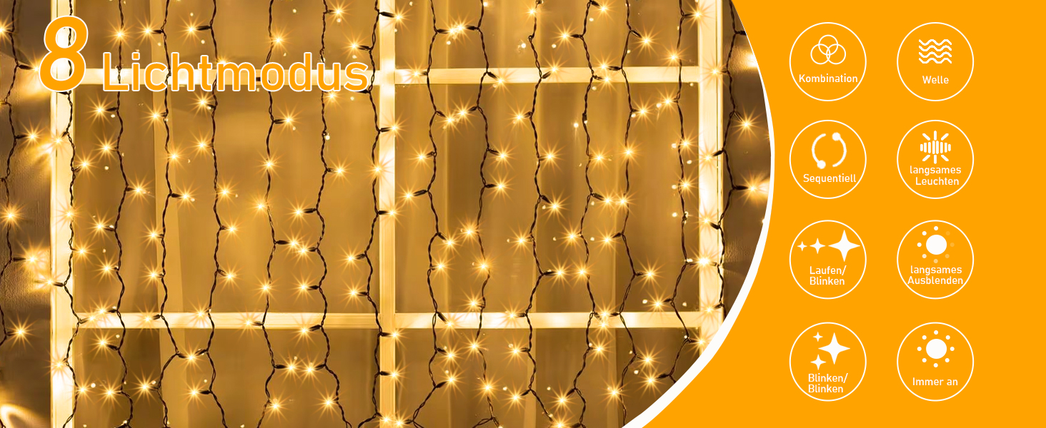 LED гірлянда на батарейках для дому та вулиці, 100 LED, з пультом, таймером, IP65, 25м, тепле світло