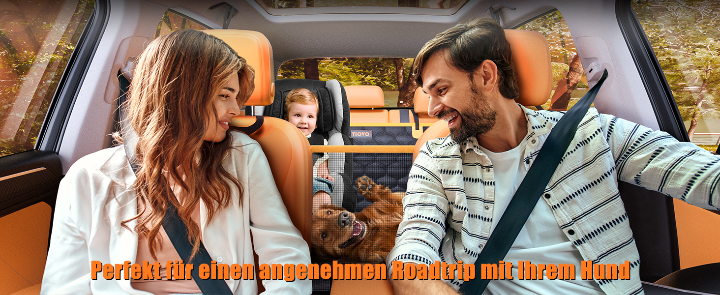 Накидка для собак у машину JOEJOY, захист заднього сидіння, водовідштовхувальна, стійка до подряпин, з кріпленням для безпеки, нова модель