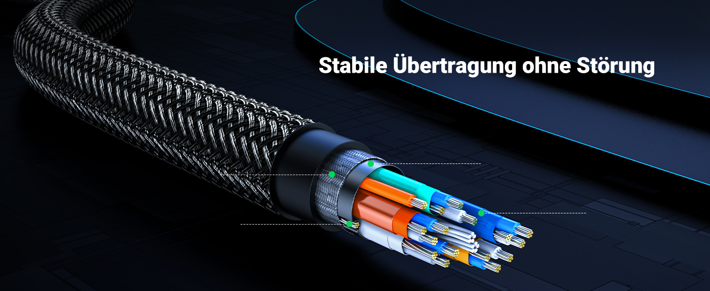 Кабель HDMI 2.1 UGREEN 10K/8K/4K з підтримкою 120Hz/144Hz, 48Gbit/s, eARC, HDR 10+, Dolby Vision, VRR, 2 метри