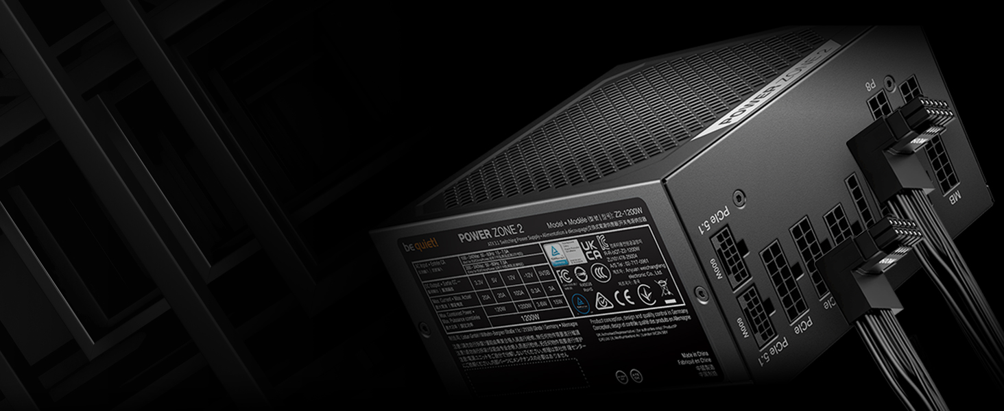 Блок живлення для ПК be quiet! Power Zone 2, 1200W, 80 Plus та Cybenetics Platinum