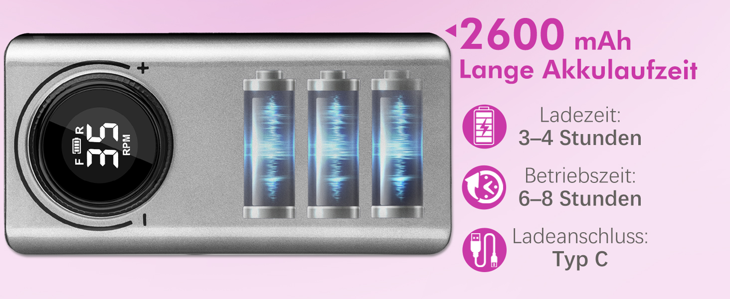 Електричний фрезер для нігтів 35000 об/хв з LED-дисплеєм та USB-зарядкою. Професійний набір для манікюру та педикюру для гелю та акрилу. DIY-інструмент для нігтів