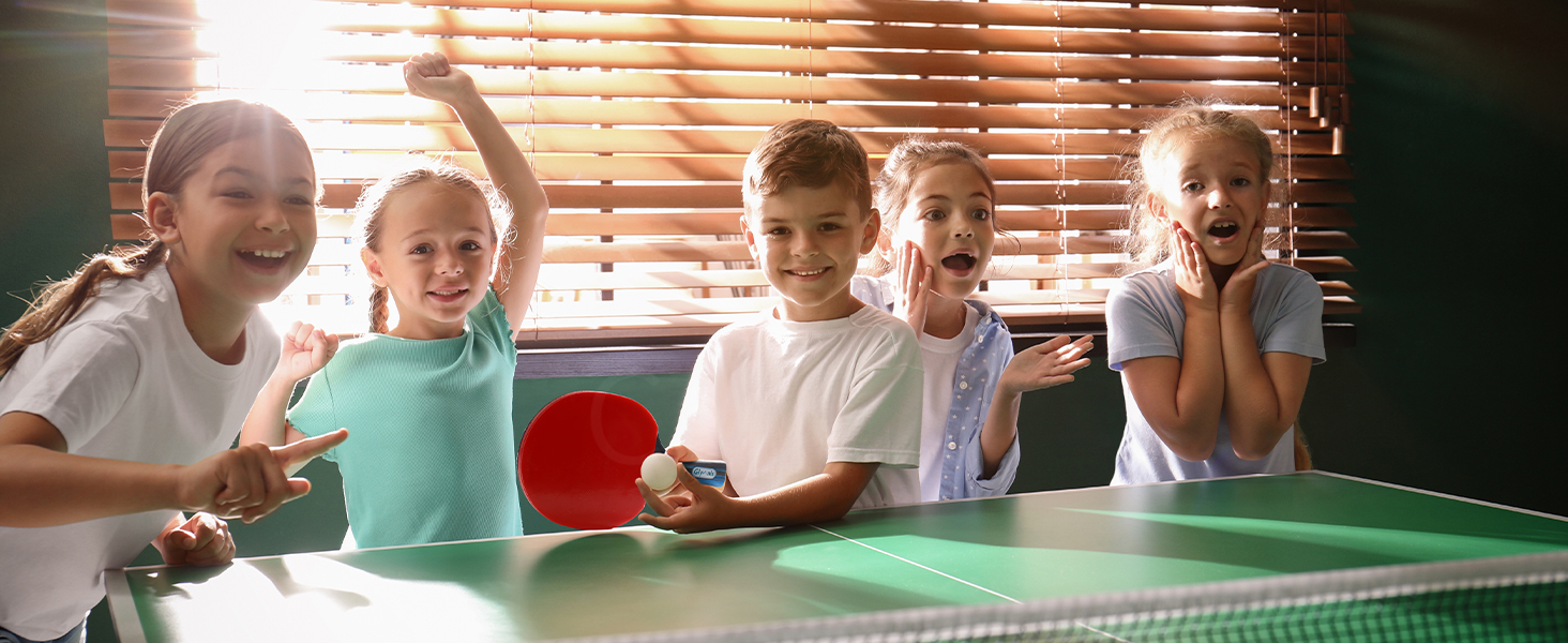 Набір для настільного тенісу Glymnis: 4 ракетки, 8 м'ячів, компактна сумка. Підходить для початківців, сім'ї та професіоналів