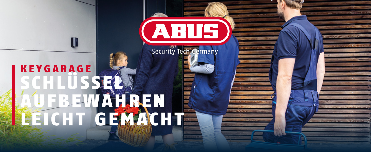 Стіновий сейф для ключів ABUS KeyGarage 787 з кодовим замком на 20 ключів або 14 карт, металевий корпус, чорно-сріблястий