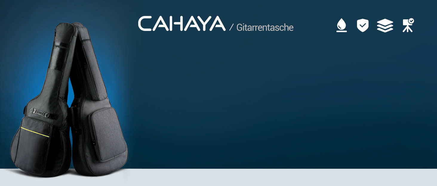 Чохол для акустичної гітари Cahaya Gig Bag: водонепроникний, з підкладкою, рюкзак для гітари 39/40/41 дюймів
