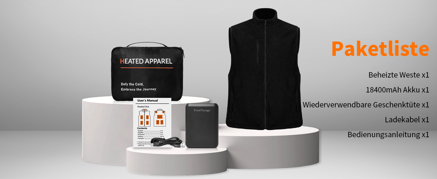 Обогреваемая жилетка для женщин и мужчин с Powerbank 18400mAh, флисовая жилетка с аккумулятором, 10 зон обогрева, теплая флисова жилетка для велоспорту, активного отдыха, черная XXL