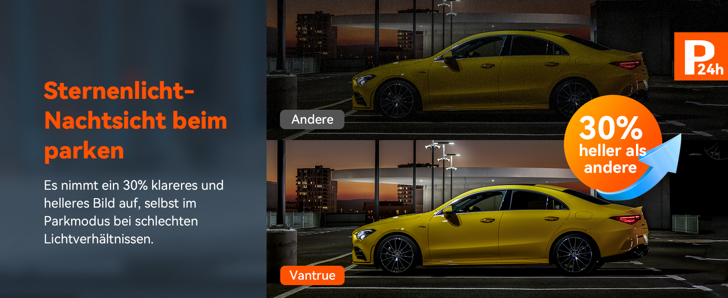 Відеореєстратор VANTRUE S1 Pro 2.5K + 1080P, GPS, WiFi, STARVIS, Паркування, Нічний режим, G-сенсор