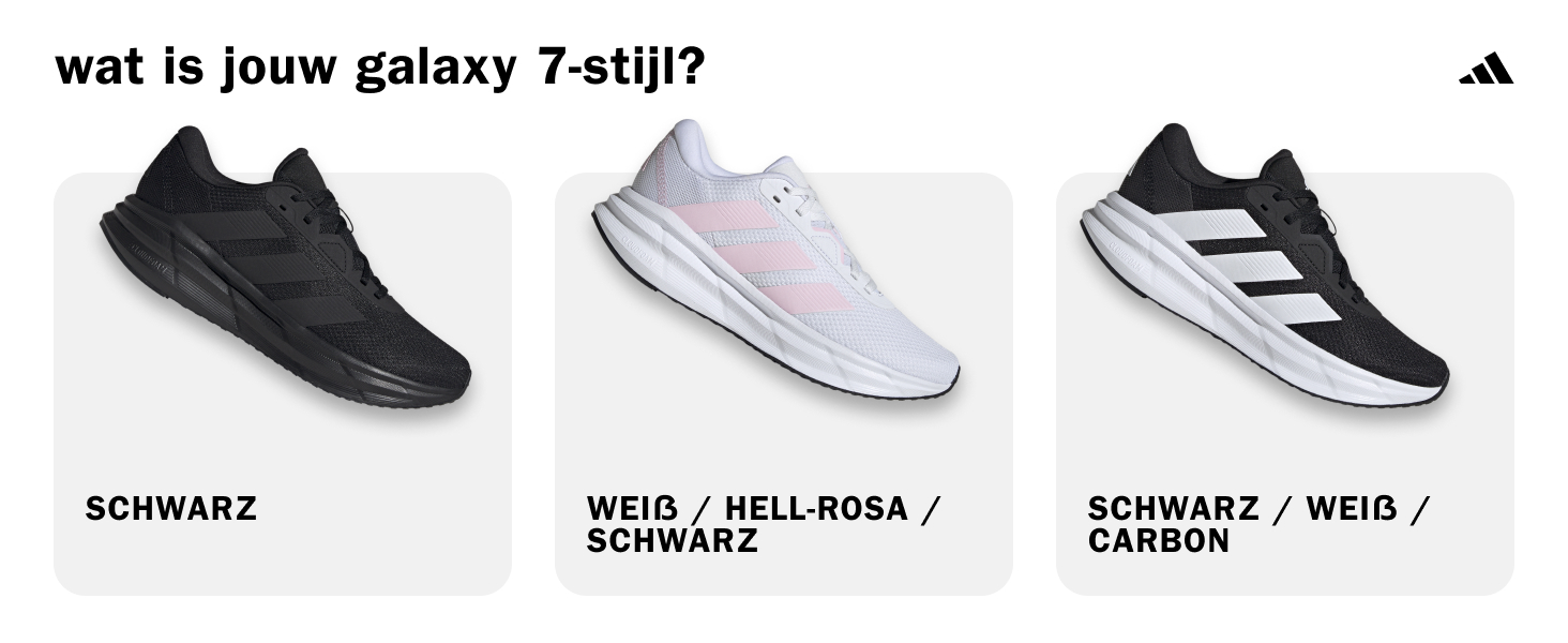 Жіночі кросівки Adidas Galaxy 7 Cloud White/Clear Pink/Core Black, 40 EU