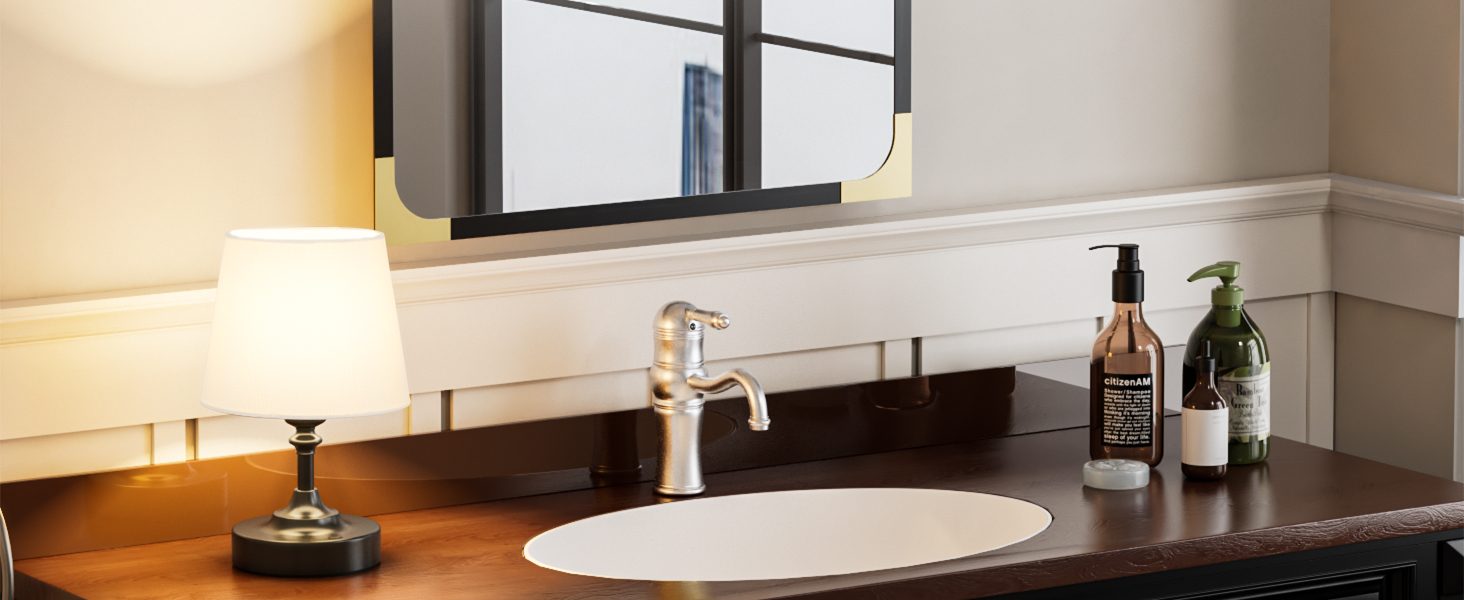 LED настільна лампа бездротова з торшером з льону, сенсорне керування, регулювання яскравості, білий колір, USB-C, для спальні, вітальні, кухні, декор (латунь), 40см, 24см