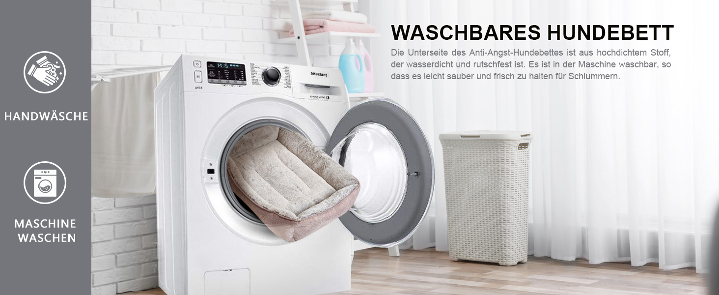 Крісло-лежанка для собак та котів Joyelf, миюче, заспокійливе, анти-стрес, м'яке, плюшеве, для цуценят, кошенят та маленьких собак, прямокутне (81x58 см, колір кава)