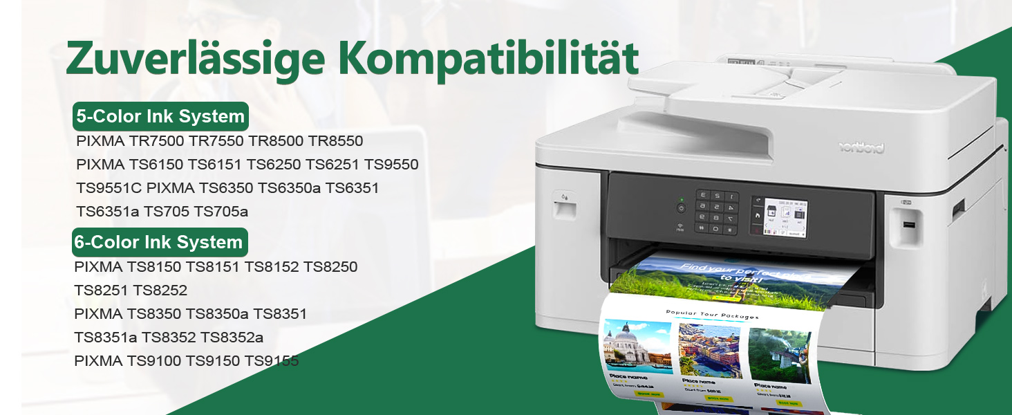 Комплект картриджів XXL для принтера Canon PIXMA PGI-580 та CLI-581 (Multipack) для TR8550, TS6350, TS6150, TS705, TS9550, TS6250, TR7550
