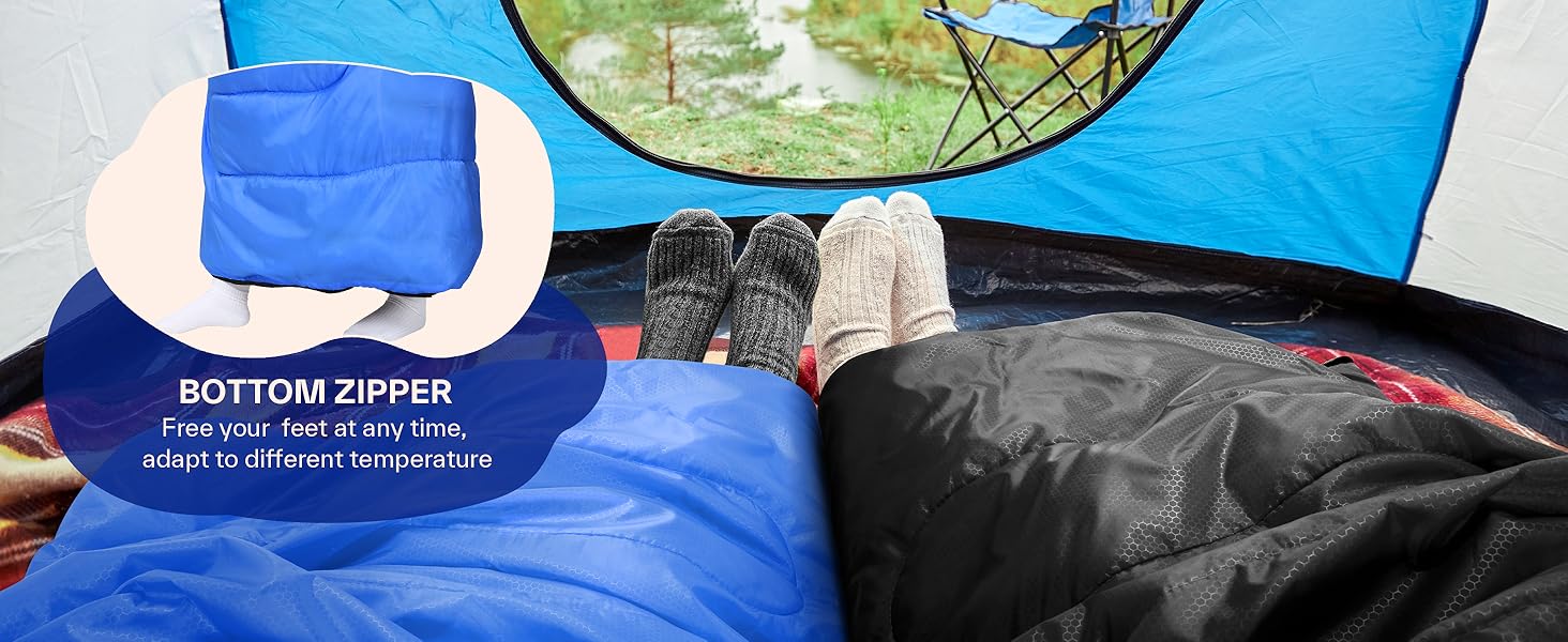 Сплячий мішок Sportneer Outdoor - ковдровий спальний мішок 3-4 сезони для дорослих, теплий, для кемпінгу, подорожей та активного відпочинку, 200x85 см, чорний