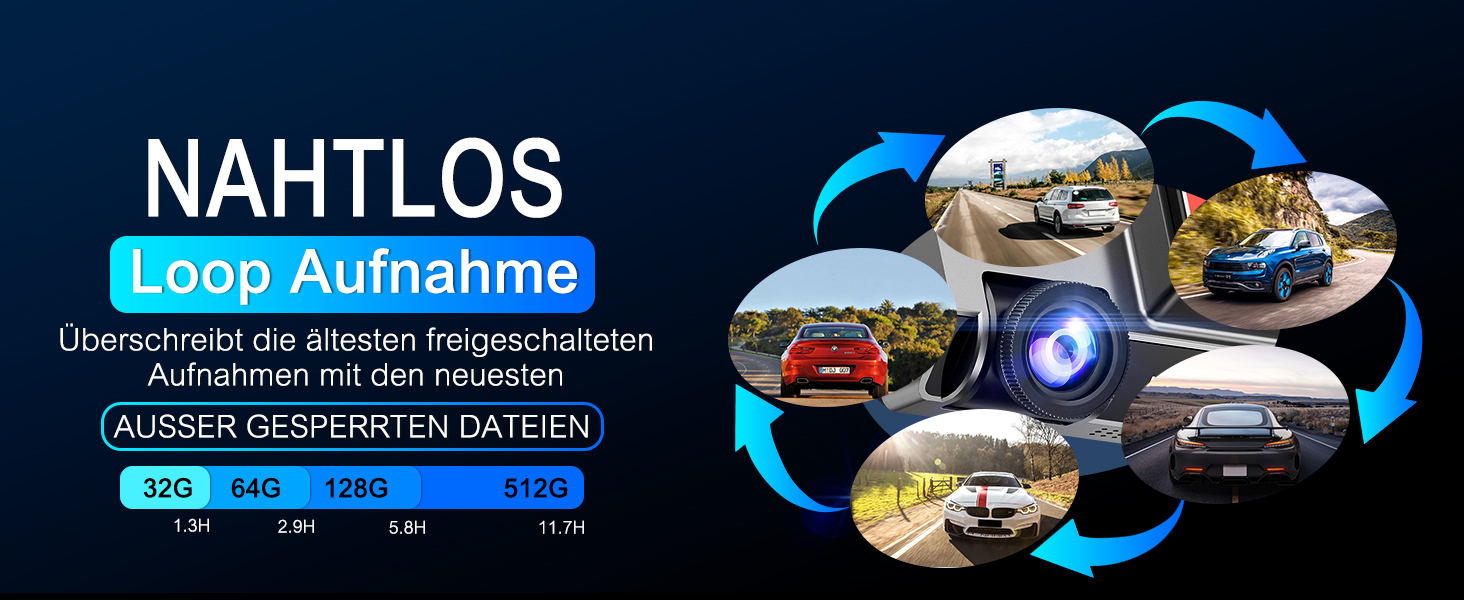 Відеореєстратор у машину 4K Dual Dashcam з CPL фільтром, 360°, WiFi, IPS, Нічне бачення, G-сенсор, Паркувальний режим, 64GB SD карта