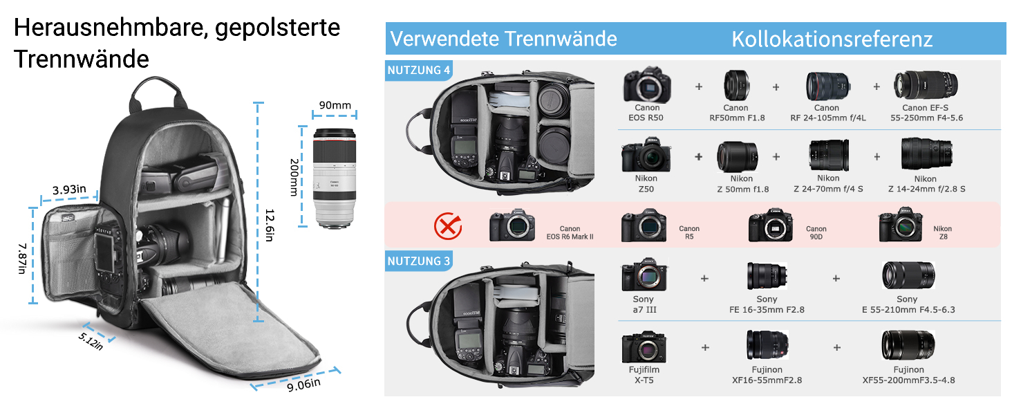 Водонепроникна сумка-переноска для фотографа з швидким доступом, з підставкою для штатива, для DSLR камер