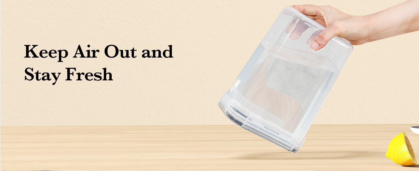 Набір контейнерів для зберігання GoMaihe, 2.5л*6 шт + 5.2л*4 шт. Герметичні контейнери для кухні, органайзери для продуктів, зберігання круп, кави, макаронів