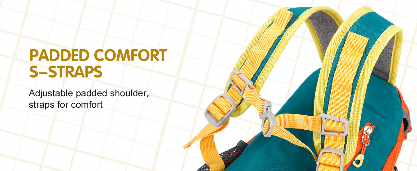 Дитячий рюкзак Cozary Kinder 5L, водонепроникний, для туризму, школи, подорожей та спорту (Помаранчевий)