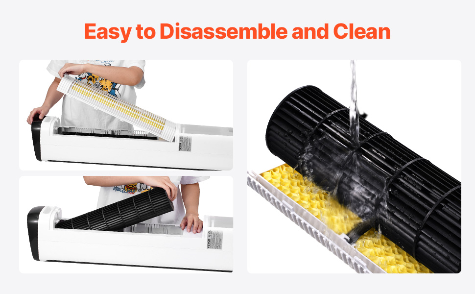 Турбовентилятор VEVOR: 7,1 м/с, тихий, з осциляцією 70°, 9 режимів, 4 моди, таймер 24 год, пульт, для дому, офісу, спальні