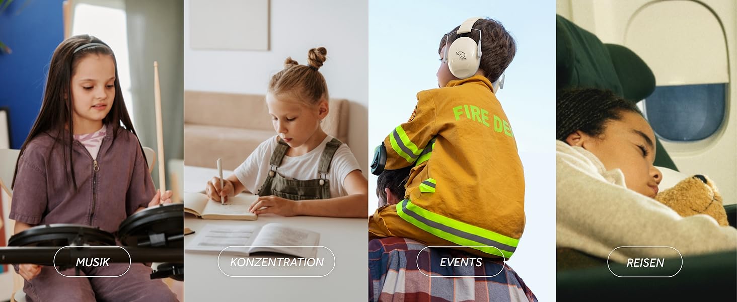 Schallwerk® Kapselgehörschutz Kiddies (Sandy Beige) - Навушники для захисту вух для дітей, Schallwerk®