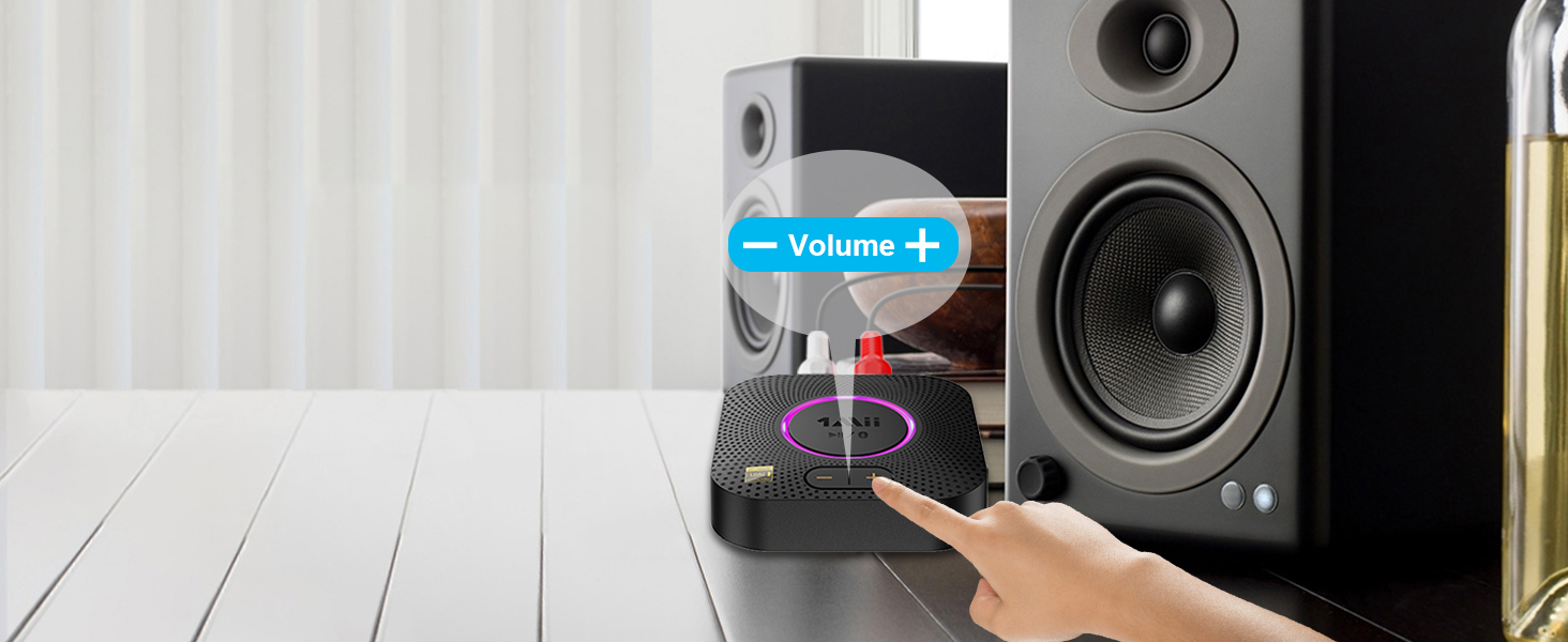 1Mii B06 Plus Bluetooth HiFi приймач: бездротовий аудіоадаптер з aptX HD/Adaptive, Bluetooth 5.3 для стереосистеми та смартфонів