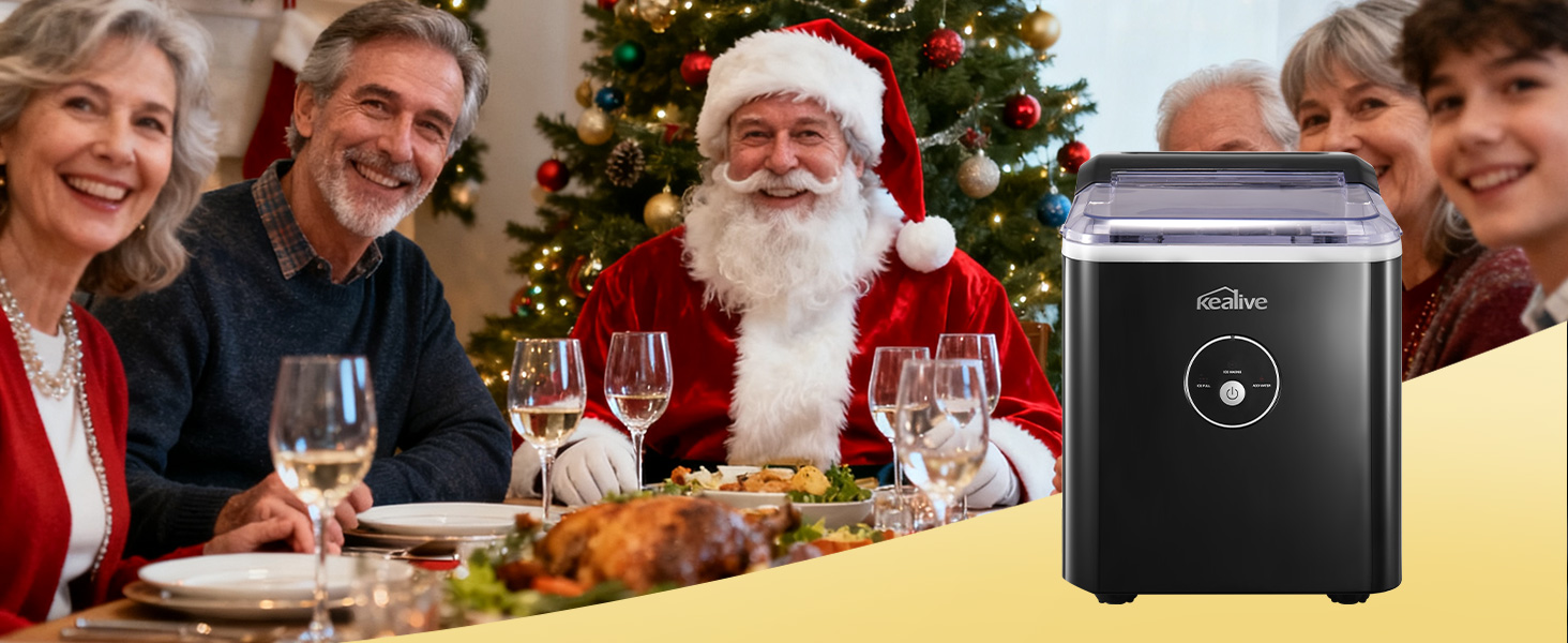 Машина для приготування льоду Eiswürfelmaschine, 14 кг/24 год, 9 кубиків за 6-8 хв, тиха робота, 120W, з лопаткою та кошиком, для дому та офісу (темно-сірий)