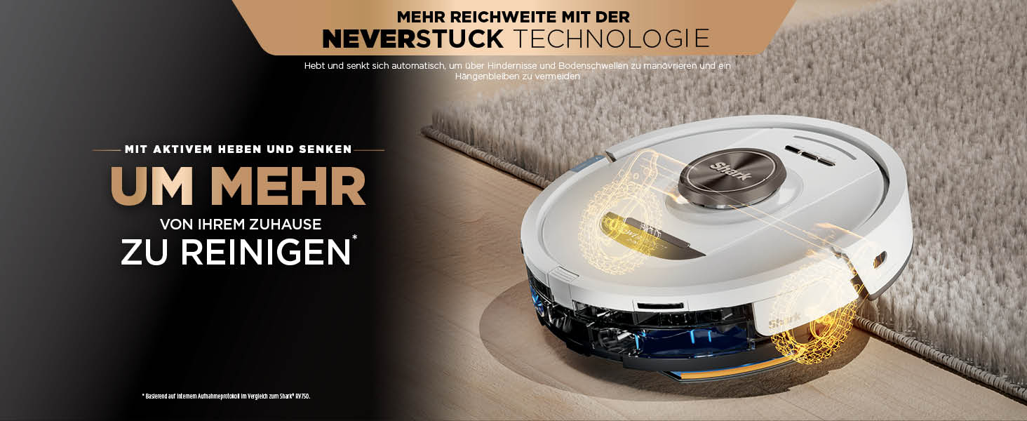 Робот-пилосос та робот-мийник Shark PowerDetect 2-в-1, NeverTouch Pro, самостійне очищення до 60 днів, 3D-LiDAR навігація, NeverStuck, керування через додаток, RV2800ZEEU, 2 щітки, Anti-Micro Pads, 1 капсула