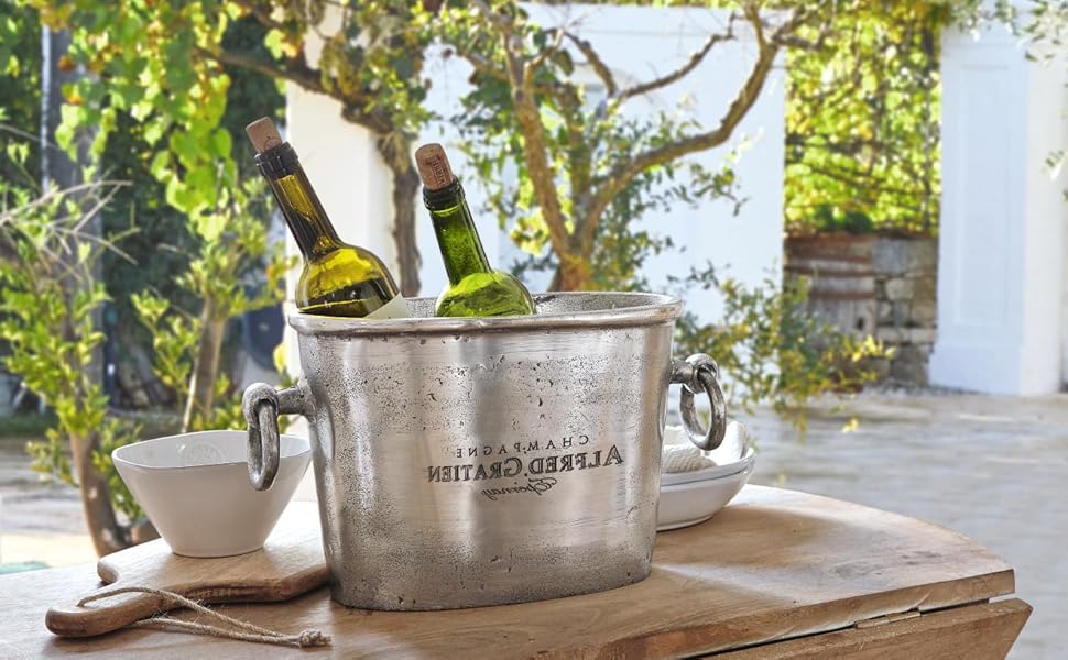 LOBERON Krug Agudelle, Subtle relief detailing, Artfully shaped handle, Elegant design, Capacity approximately 1.5 liters, Carafe, Table accessory, Glass, Brass, clear/silver
