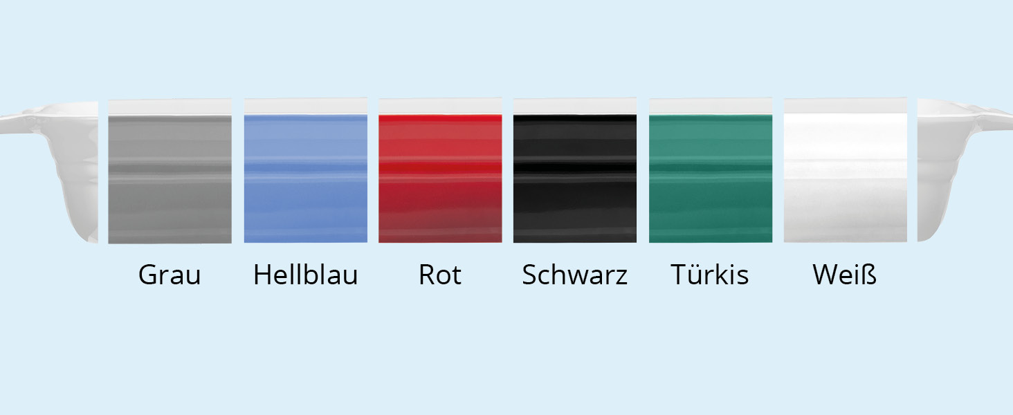 Форма для запікання KHG велика 40 см, блакитна, на 4-6 осіб, об'єм 3 літри, кераміка, прямокутна, стійка до подряпин, для лазаньї, тірамісу та інших запіканок, 1 шт.
