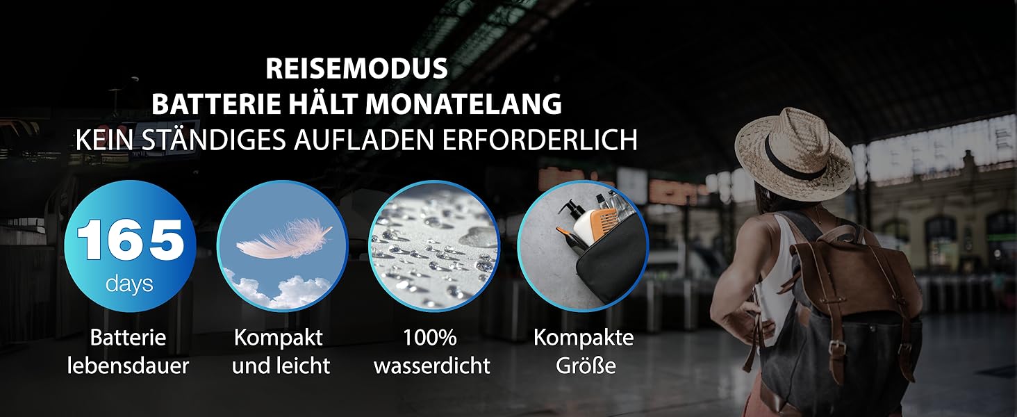 Електрична зубна щітка Wagner Stern VibroWave Plus: Звукова, з вібрацією та 4 насадками, водонепроникна IPX7, блакитна