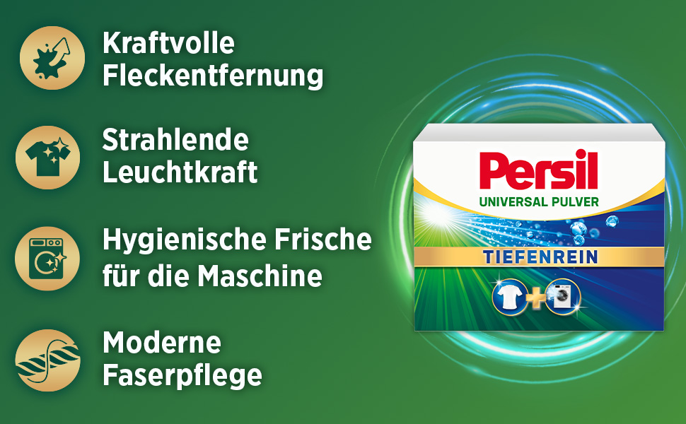 Пральний порошок Persil Universal Tiefenrein для пральних машин, універсальний, 7.8 кг (130 прань)