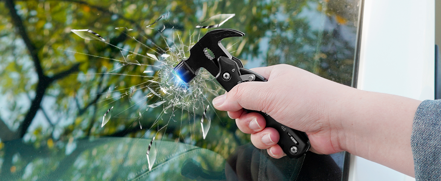 Мультитул BIBURY 12-в-1: молоток, інструменти для чоловіків, подарунок для тата, кемпінг, туризм, виживання