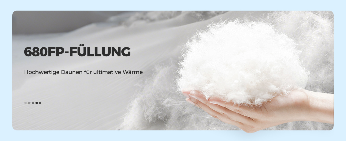 Спальний мішок зимовий Daunenschlafsack Winter: теплий та легкий, 680FP+, 0°C, для дорослих та дітей, підходить для походів, альпінізму та кемпінгу. Чорний колір