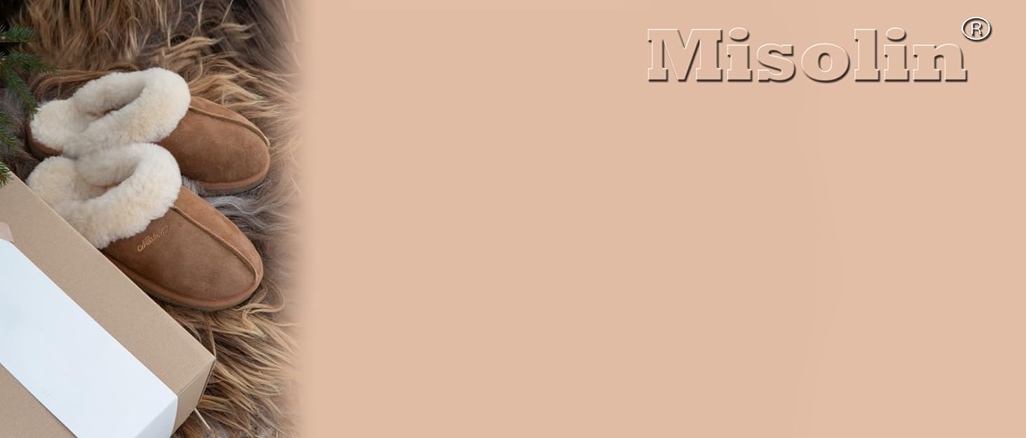 Чоловічі та жіночі домашні тапочки зимові теплі з штучного хутра, м'які, плоскі, плюшеві, з антиковзким покриттям для дому та вулиці - преміум якість, 38.5/40 EU, світло-коричневі