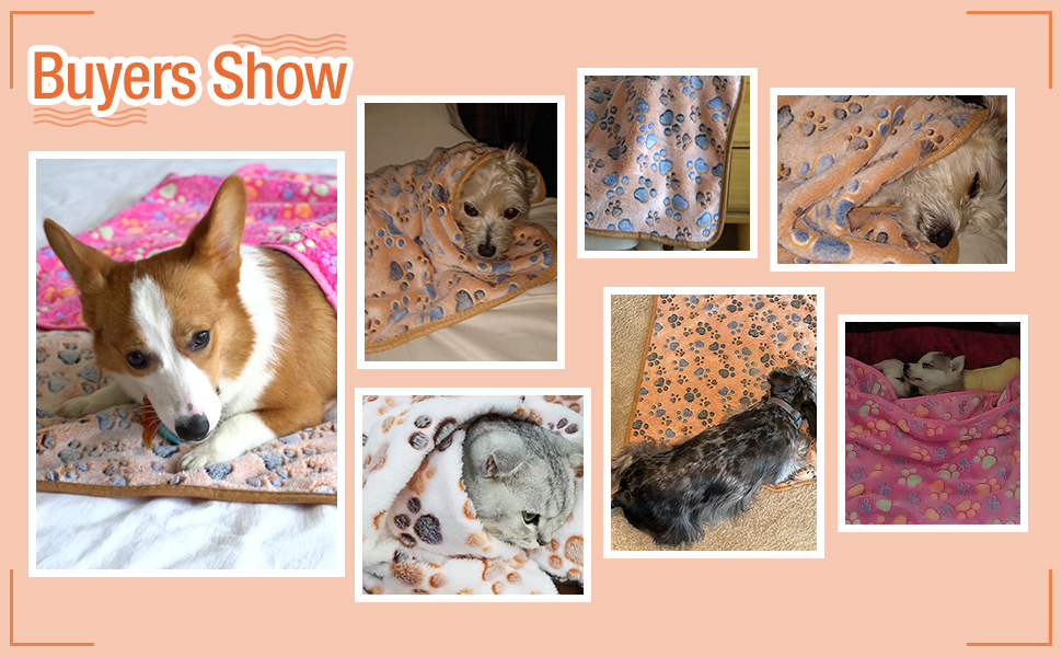 М'яка підстилка для собак та котів, 3 шт. (Великий розмір, Лапка)