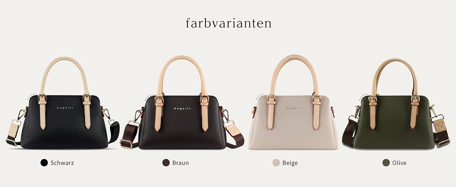 Сумка жіноча Bugatti Ella чорна, маленька сумка через плече для жінок