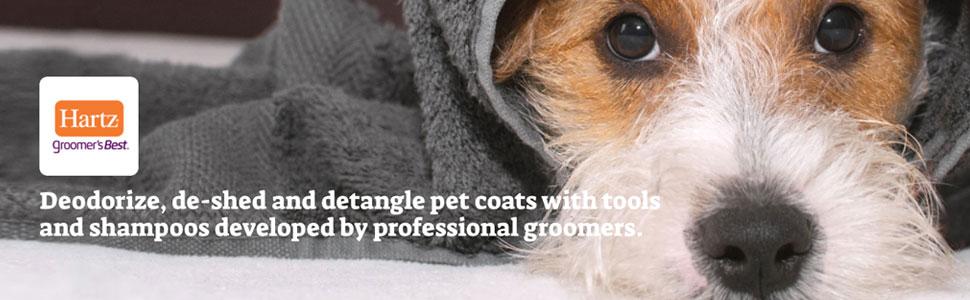 Грумінг-щітка Hartz Groomer's Best для котів та собак, чорно-фіолетова, 1 шт.