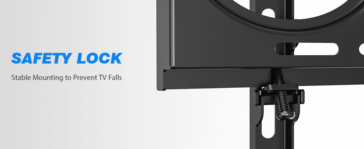 Мобільна підставка для телевізора з поличкою 27-60 дюймів, чорна. Регульована висота, поворотний механізм, VESA 400x400, до 40 кг