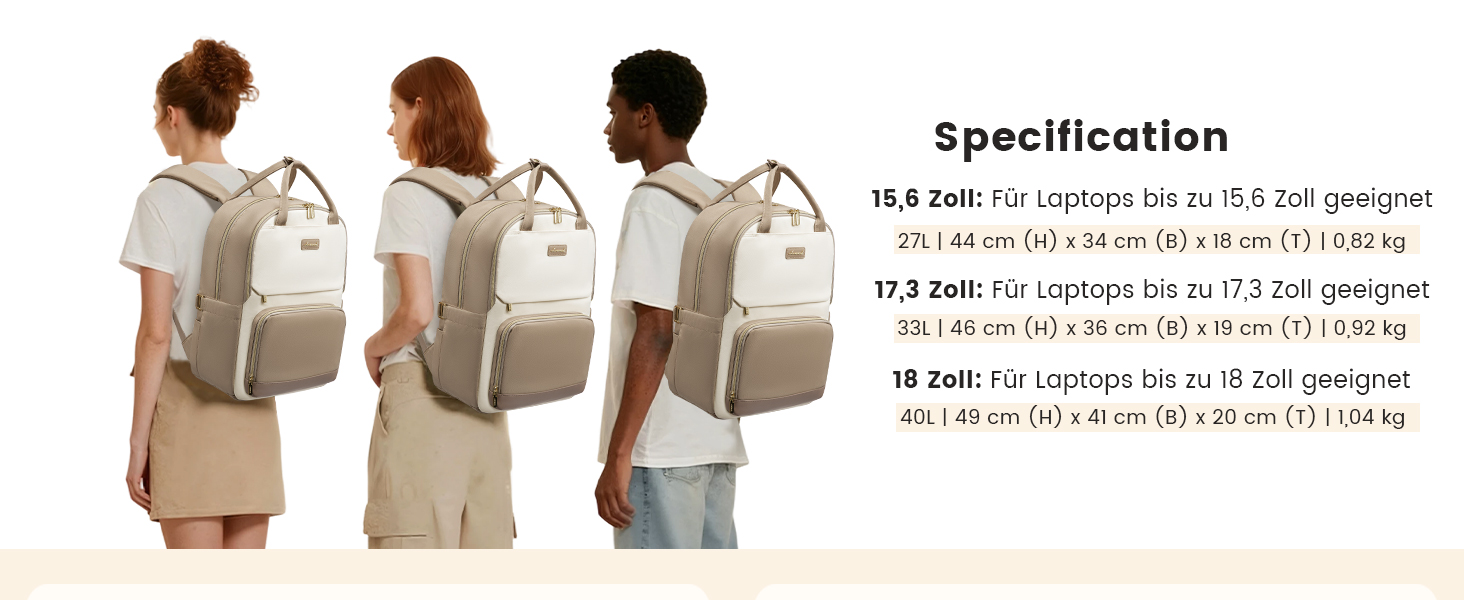 Жіночий рюкзак LOVEVOOK 15.6