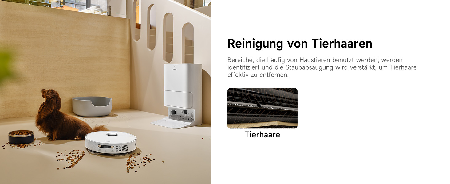 Робот-пилосос Mova E30 Ultra з функцією миття, автоматичним спустошенням, потужністю 19000 Па, MaxiReach-мопом, антизаплутувальною щіткою та вбудованим баком 80 мл. Автономна станція для 75 днів прибирання