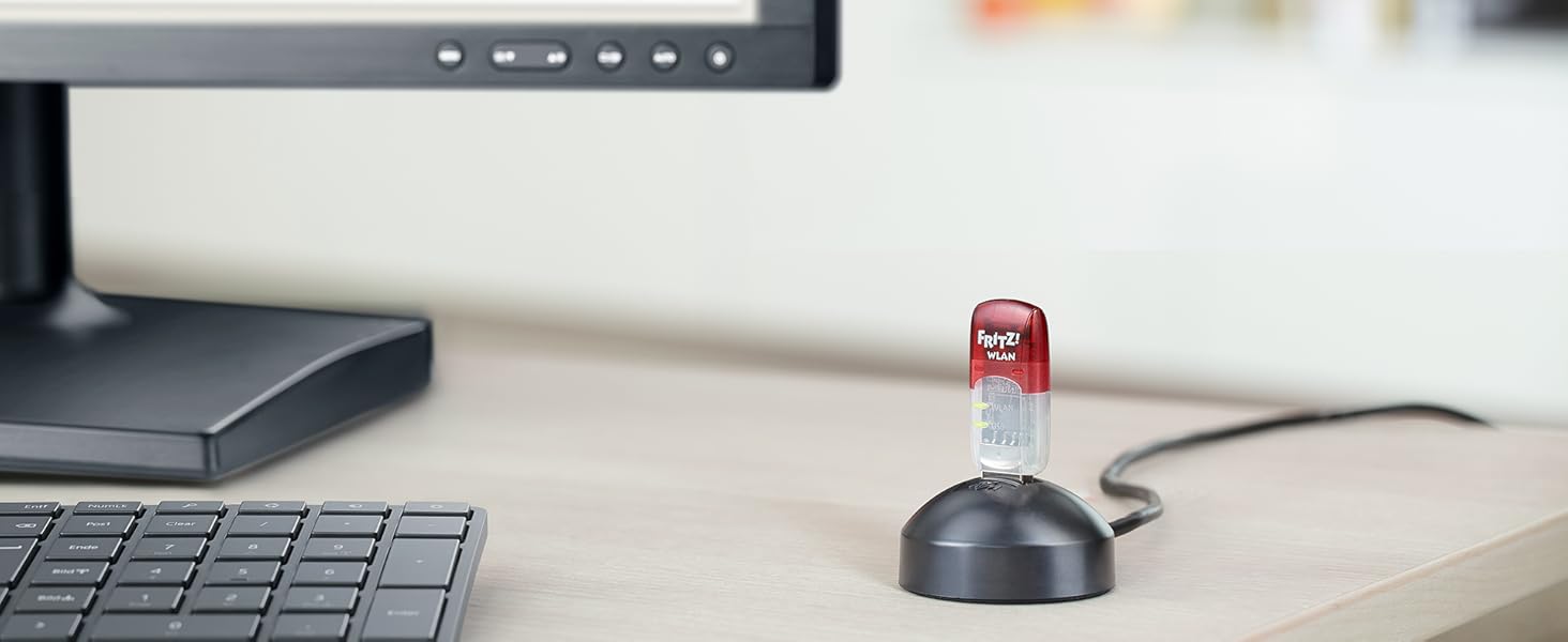 USB Wi-Fi адаптер FRITZ!WLAN Stick AC 430 MU-MIMO (Dual-band, до 433 Мбіт/с, WPA2)