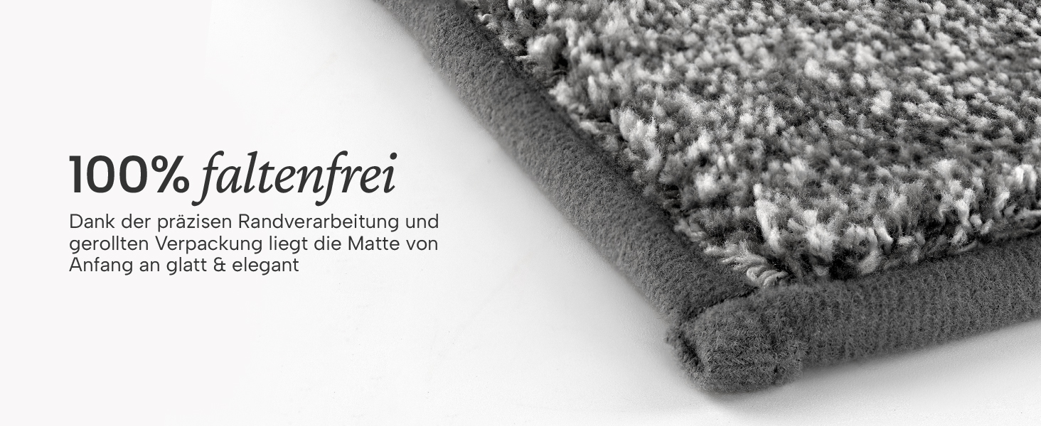 Килимок вхідний Blumtal 50x80 см, мікрофібра, протиковзний вологостійкий килим для бруду бежевий