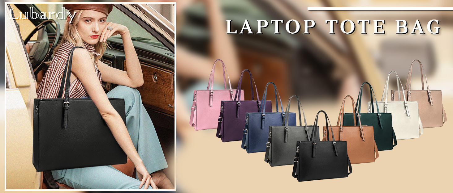 Сумка жіноча NUBILY Shopper велика чорна шкіряна для ноутбука 15.6