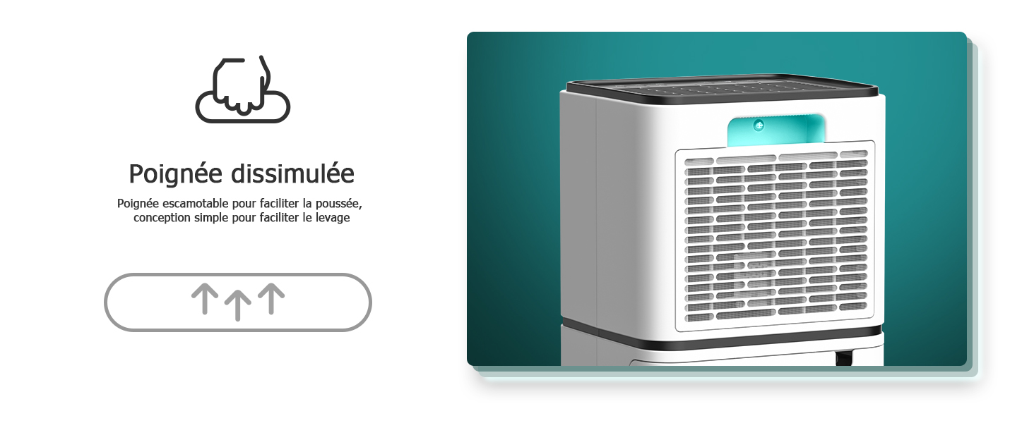 Електричний осушувач повітря 12л/24г з сенсорним керуванням, дисплеєм 3 кольорів та таймером 24г. Ідеальний для квартири, швидкого сушіння білизни, ванної кімнати та підвалу. Білий, 12л