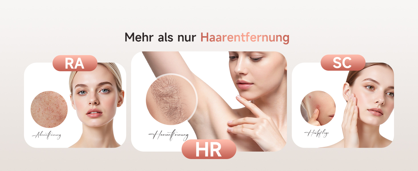 IPL пристрій для епіляції Haarlosy: 999,900 імпульсів, 3 функції, 9 рівнів, для чоловіків та жінок, безболісна епіляція тіла, обличчя, бікіні