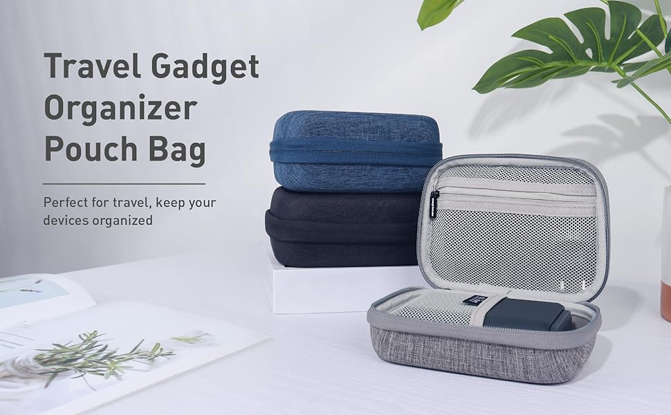 Органайзер для роутерів GL-BE3600, GL-MT3000, GL-AXT1800, GL-SFT1200: кейс для роутера, зарядних пристроїв, кабелів та аксесуарів, водонепроникний, зносостійкий блакитний