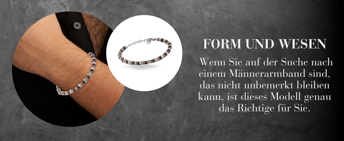 Чоловічий браслет на руці з нержавіючої сталі з шайбами та болтами, регульована довжина 18-21 см з подарунковою коробкою, блакитний