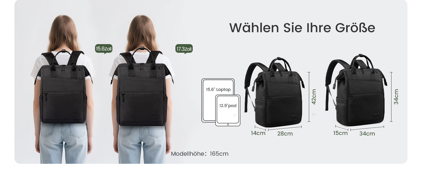 Рюкзак LOVEVOOK для жінок, 15.6