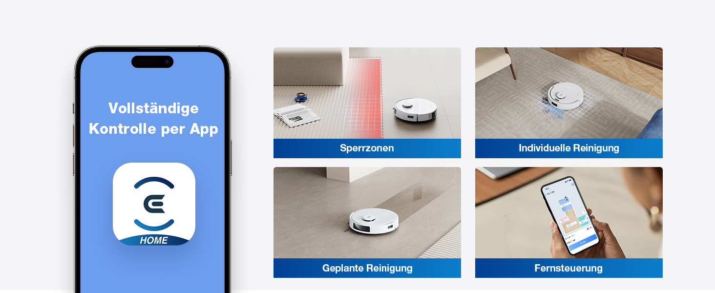 Робот-пилосос ECOVACS DEEBOT T30S PRO з функцією миття, 11000 Па, технологія ZeroTangle, миття гарячою водою 70°C, TruEdge™ для миття країв, акумулятор 6400mAh, AI-уникнення перешкод (T30C OMNI Gen2 W)